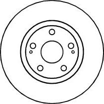 ABTEX BD1429V - Спирачен диск vvparts.bg