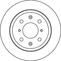 ABTEX BD165S - Спирачен диск vvparts.bg