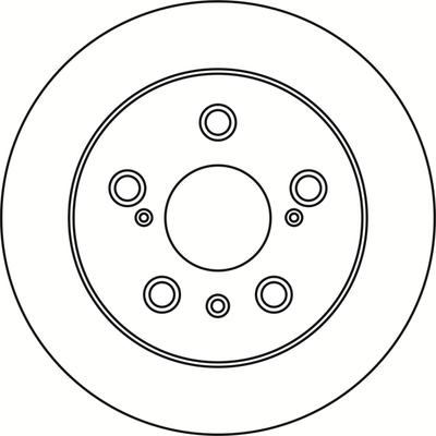 ABTEX BD1670S - Спирачен диск vvparts.bg