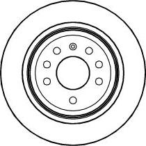 ABTEX BD1055V - Спирачен диск vvparts.bg