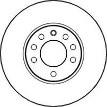 ABTEX BD1052V - Спирачен диск vvparts.bg