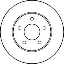 ABTEX BD1075S - Спирачен диск vvparts.bg