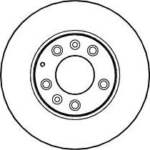 ABTEX BD1072V - Спирачен диск vvparts.bg