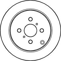 ABTEX BD1143S - Спирачен диск vvparts.bg