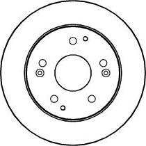 ABTEX BD1108S - Спирачен диск vvparts.bg