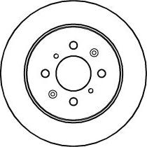 ABTEX BD1110S - Спирачен диск vvparts.bg