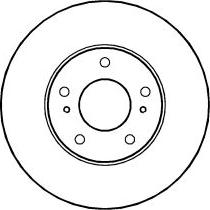 ABTEX BD1179V - Спирачен диск vvparts.bg