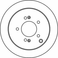 ABTEX BD1174S - Спирачен диск vvparts.bg