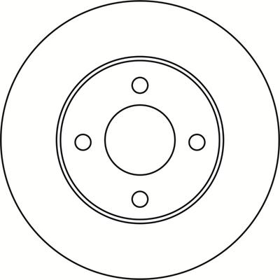 ABTEX BD1858V - Спирачен диск vvparts.bg