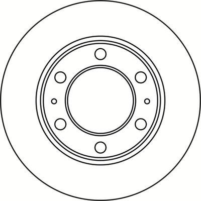 ABTEX BD1801V - Спирачен диск vvparts.bg