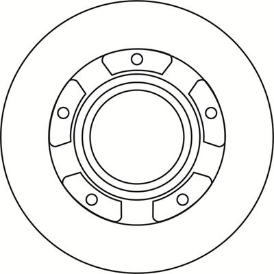 ABTEX BD1825S - Спирачен диск vvparts.bg