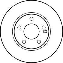 ABTEX BD1303V - Спирачен диск vvparts.bg