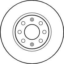 ABTEX BD1325V - Спирачен диск vvparts.bg