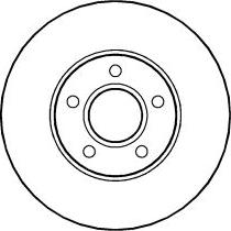 ABTEX BD1242V - Спирачен диск vvparts.bg