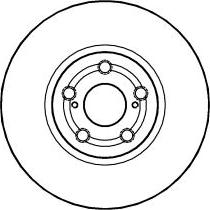 ABTEX BD1219V - Спирачен диск vvparts.bg