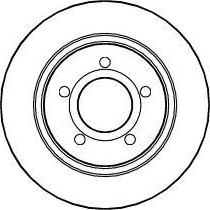 ABTEX BD1214S - Спирачен диск vvparts.bg