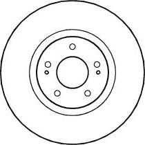 ABTEX BD1233V - Спирачен диск vvparts.bg