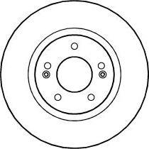 ABTEX BD1276V - Спирачен диск vvparts.bg