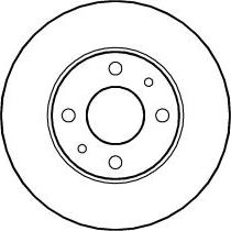 ABTEX BD177S - Спирачен диск vvparts.bg