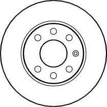 ABTEX BD898S - Спирачен диск vvparts.bg