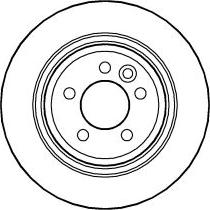 ABTEX BD852S - Спирачен диск vvparts.bg