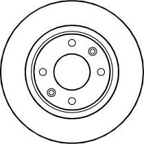 ABTEX BD865V - Спирачен диск vvparts.bg