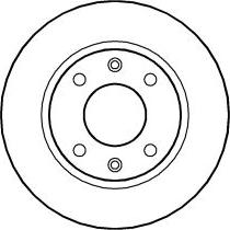 ABTEX BD834S - Спирачен диск vvparts.bg