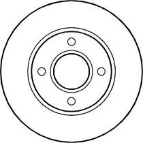 ABTEX BD832V - Спирачен диск vvparts.bg