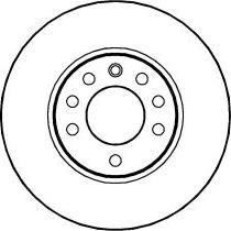 ABTEX BD826V - Спирачен диск vvparts.bg