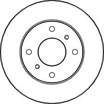 ABTEX BD359V - Спирачен диск vvparts.bg