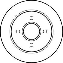 ABTEX BD355V - Спирачен диск vvparts.bg