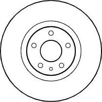 ABTEX BD315V - Спирачен диск vvparts.bg