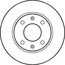 ABTEX BD293V - Спирачен диск vvparts.bg