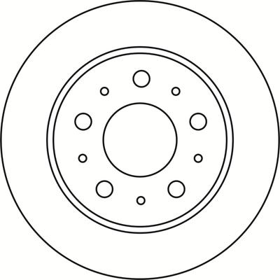 ABTEX BD2021V - Спирачен диск vvparts.bg