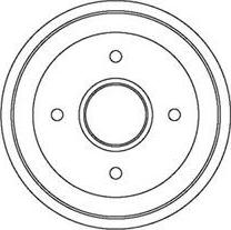 ABTEX BDM107 - Спирачен барабан vvparts.bg