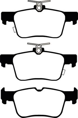 ABTEX PLU2233 - Комплект спирачно феродо, дискови спирачки vvparts.bg