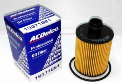 ACDelco 19371881 - Маслен филтър vvparts.bg