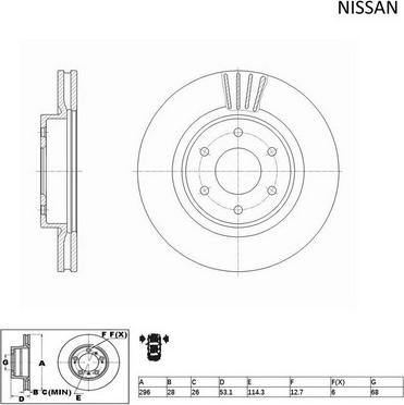 ACDelco ACDR2332 - Спирачен диск vvparts.bg