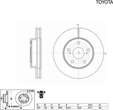 ACDelco ACDR2740 - Спирачен диск vvparts.bg