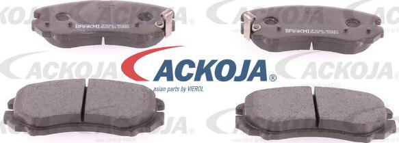 ACKOJA A52-2108 - Комплект спирачно феродо, дискови спирачки vvparts.bg