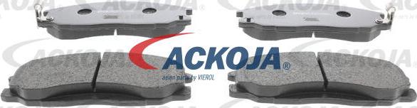 ACKOJA A52-2133 - Комплект спирачно феродо, дискови спирачки vvparts.bg