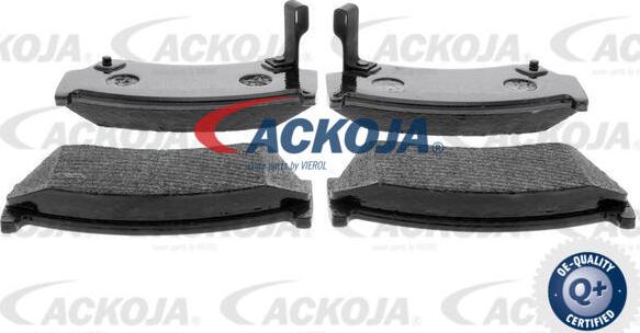 ACKOJA A38-0050 - Комплект спирачно феродо, дискови спирачки vvparts.bg