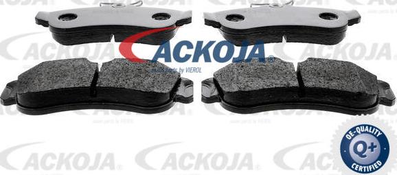 ACKOJA A38-0051 - Комплект спирачно феродо, дискови спирачки vvparts.bg