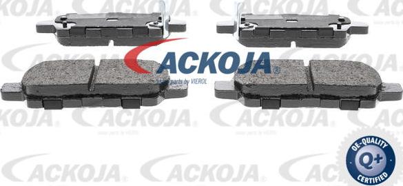 ACKOJA A38-0035 - Комплект спирачно феродо, дискови спирачки vvparts.bg