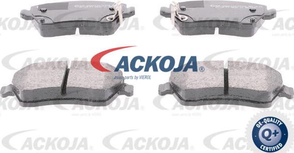 ACKOJA A38-0149 - Комплект спирачно феродо, дискови спирачки vvparts.bg