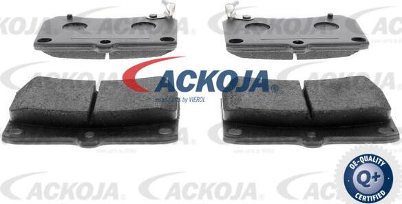 ACKOJA A32-0041 - Комплект спирачно феродо, дискови спирачки vvparts.bg