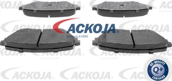 ACKOJA A32-0066 - Комплект спирачно феродо, дискови спирачки vvparts.bg