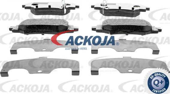 ACKOJA A32-0240 - Комплект спирачно феродо, дискови спирачки vvparts.bg