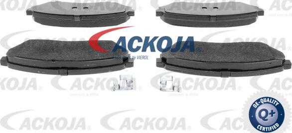 ACKOJA A37-0014 - Комплект спирачно феродо, дискови спирачки vvparts.bg
