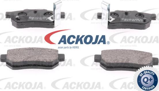 ACKOJA A26-0024 - Комплект спирачно феродо, дискови спирачки vvparts.bg